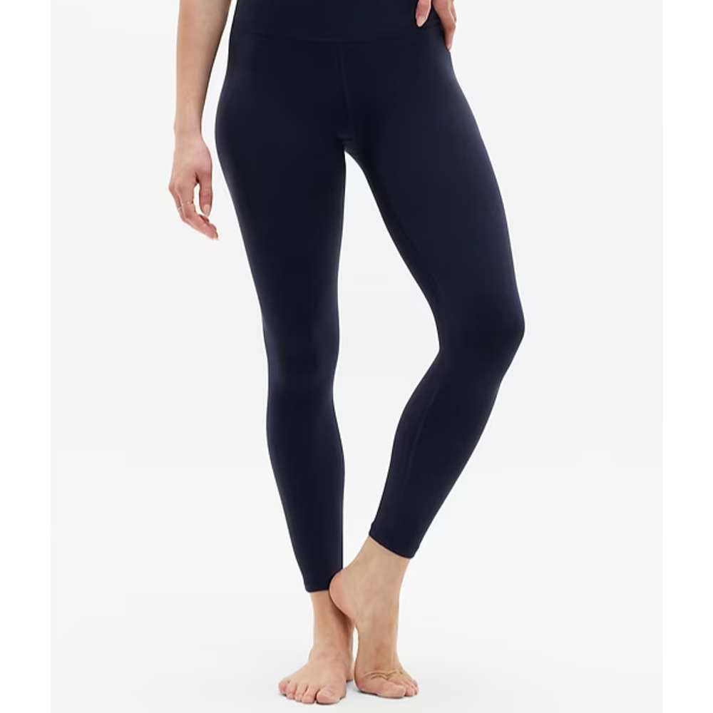 Athleta Elation Y2K preppy low rise High Rise 7/8 Legging Navy Small A006425